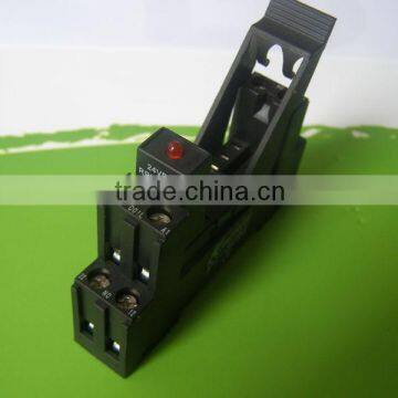 kontron 5/8 pin din-rail relay socket