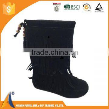 women pu boots kid boots shoes tassels boots