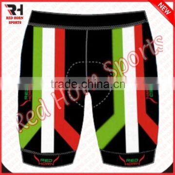 Italian Flag Sublimated Cycling Short, Men's Bicycle Short