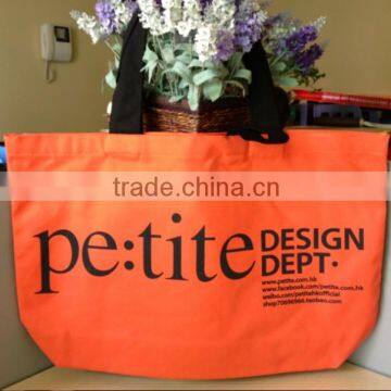 Colored fabric Fashion design cotton shoulder bag