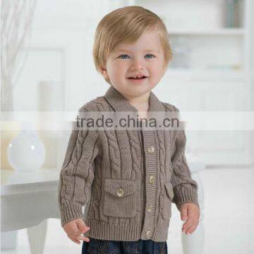 DB1169 dave bella 2014 autumn toddlers sweater infant clothes children cardigan kids children sweater clothes baby cardigan boy