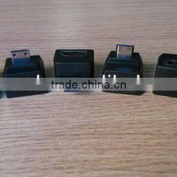 China Professional Manufacturer of HDMI Type A Male to Type C Female Right Angle Adapter