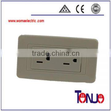 South American 2 gang 15A electrical wall switch prices