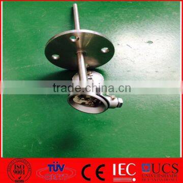 k type thermocouple sensor with flange fitting