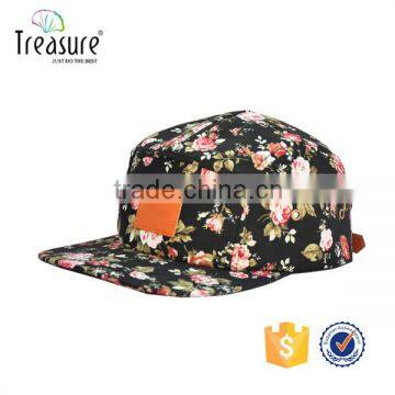 2016 New Fashion Forged Wood 5 Panel Camper/Racer Style Hat/Cap