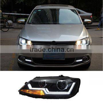 Auto Head Lamp With Turning Light LED Headlights For Volkswagen VW Sagitar Jetta 2014 2015