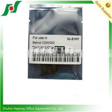 for konica minolta bizhub C250 C252 color chip drum unit chip