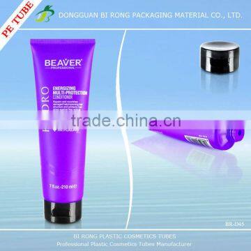 Plastic Coloured Large Hair Care Packaging Tubes