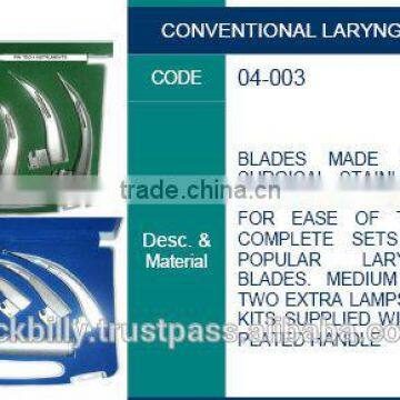 conventional laryngoscope, Diagnostic instruments