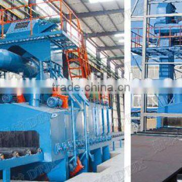 shot blasting machine price/clean equipment/steel plate clean machine