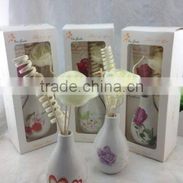 Promotional hot selling decorative reed diffuser with rattan sticks