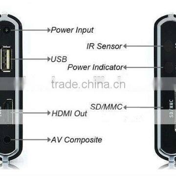 Hdmi Output External Hard Drive Media Player Portable tv Player AD Player photo-2
