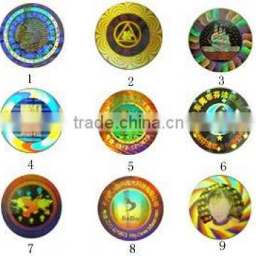 3D hologram laser stickers/label