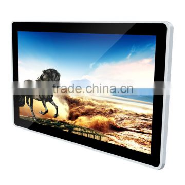 China factory Suprl custom 42 inch rounded ten point touch screen wall hanging Android advertising player for hotels