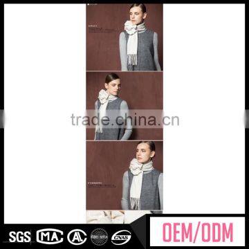 Hot Sell Oem Scarf, Knitted Wool Scarf, High Quality Pure Cashmere Knitted Scarf photo-2