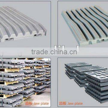 high manganese steel jaw plate,jaw crusher parts,jaw plate for jaw crusher