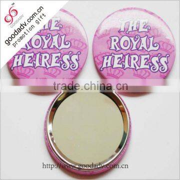 2014 Factory new design hot sell metal cosmetic mirror