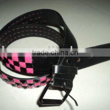 women leather pu belt