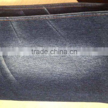 Indigo Knit Denim Fabric:320gsm 85.6%cotton 12%polyester 2.4%spandex From Changzhou China photo-2