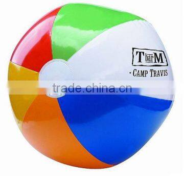 Six Color Beach Ball - 16"