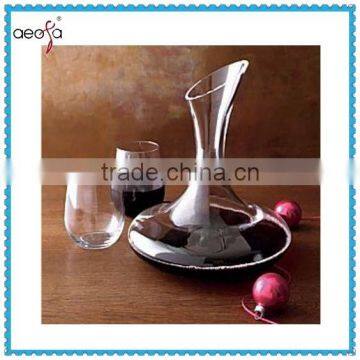 High quality single clear antique glass wine decanter glass bottles