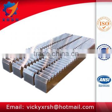 High precision DIN6 Steel gear rack with ground teeth