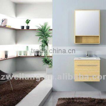 European style MDF with melamine finish bathroom furniture