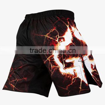 men's dri fit fighting MMA Shorts,new custom front build closure anti-slip boxing MMA shorts