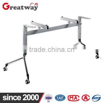 New design training room table with metal legs training table(QM-10)