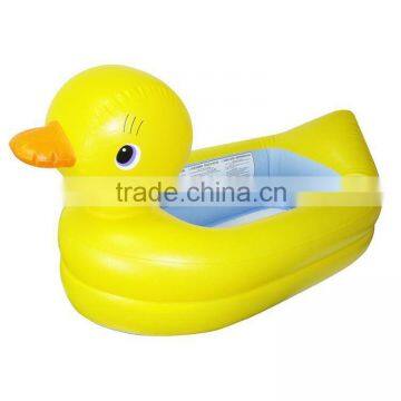 duck shaped summer inflatable baby bath tub