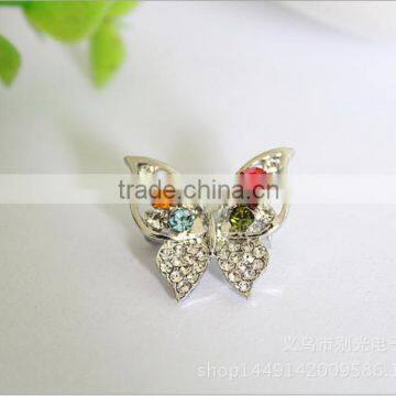 Hot Sale Wholesale Fashion Women Butterfly Diamond Rhinestone Alloy Brooch Pin Supplier's Choice photo-2
