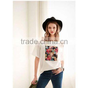 High Quality Custom Slim Fit Designed T-shirt Printing photo-3