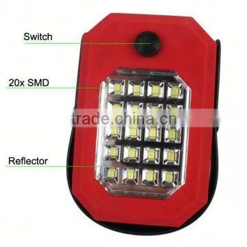 POPPAS B71 20SMD +3 Led Mini Magnetic Base Portable Pocket Led Work Lamp photo-5