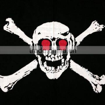 cotton skull bandana