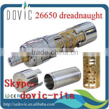 High quality 34 mm diameter mod dreadnaught clone 26650 mod