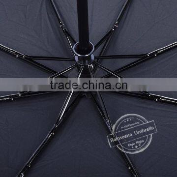 Original 21 Inch*8K 3 Folding Automatic Telescopic Advertising Umbrella Series photo-4