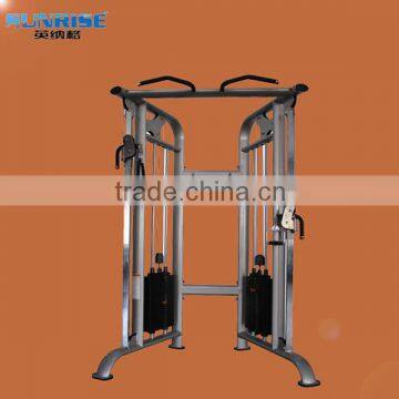 multi functional trainer gym equipment cable crossover