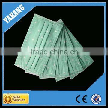 3ply Blue Ground With White Stars Spunlace Non-woven Face Mask photo-4