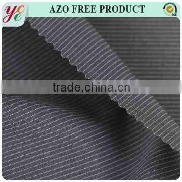 High grade stripe yarn dyed T/R polyester rayon blend fabric for men's shirt