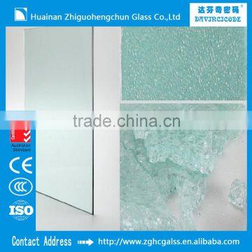 4 mm float glass(tempered glass) for CE ISO9001