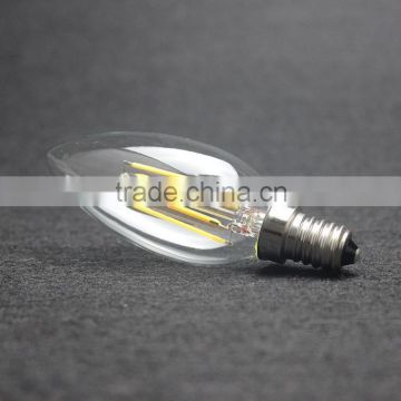 ce rohs ac110v ac220v e12 e14 C35 dimmable 2W led filament lamp                        
                                                Quality Choice