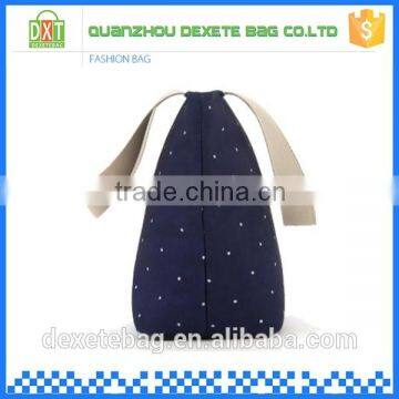 High Quality Polyester Drak Blue Tote Boy Diaper Bag photo-4