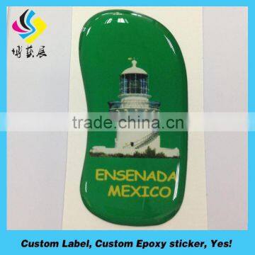 lenticular 3d sticker dome label