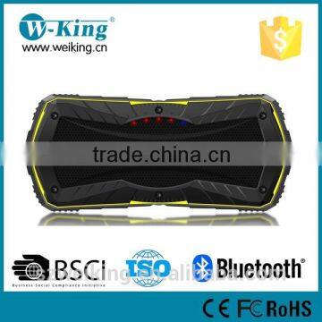 2016 factory trendwoo outdoor water resistant bluetooth speaker with power bank function
