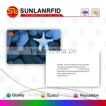 Customized PVC card gift card with barcodes combo plastic card