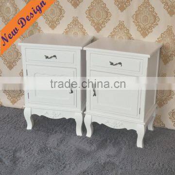 Recycled Wood Promotional White Factory Wholesale Nightstand