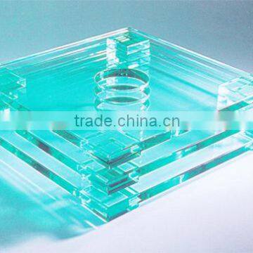 square glass ceiling light covers