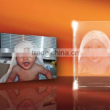 Optic Crystal Glass Baby Laser Engraved Lovely (R-1425) photo-2