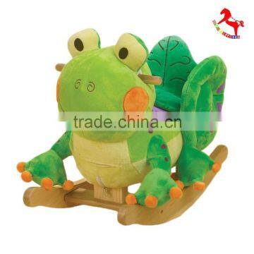 High quality Frog baby plush rocking chair baby rocker