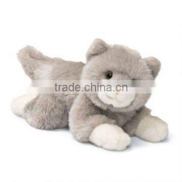 30cm lovely and soft plush stuffed grey cat